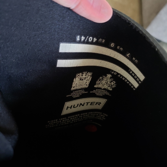 Hunter tall black boots - Picture 6 of 9